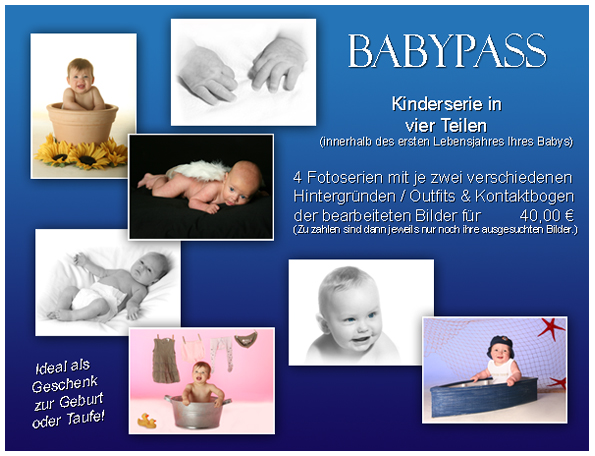 Schwangerschaftsfotos und Babyfotos Aufnahmeserien inkl. 6 Bilder nur 99,- Euro